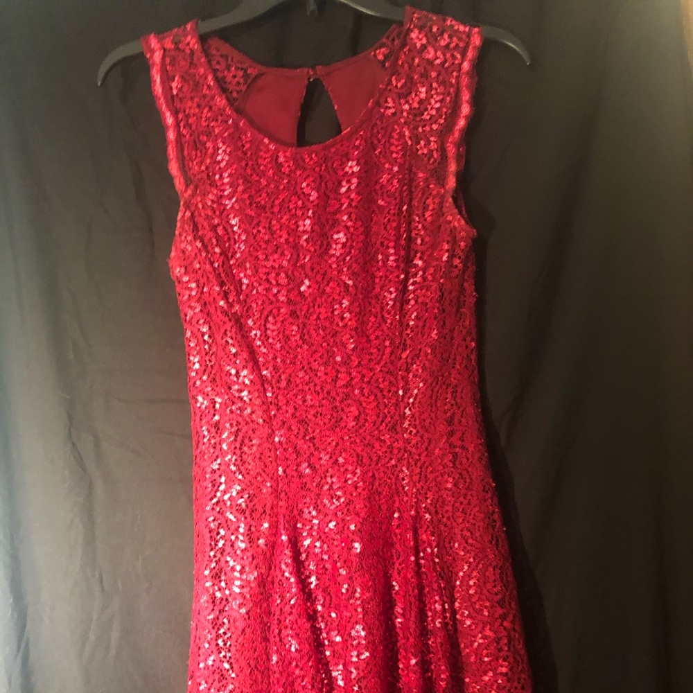 Red dress